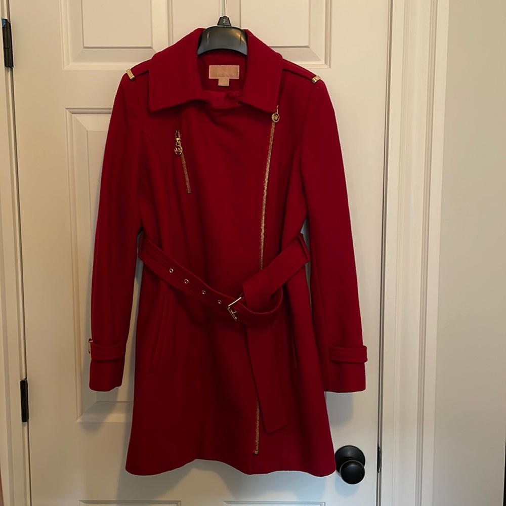 Michael Kors Red Wool Jacket
